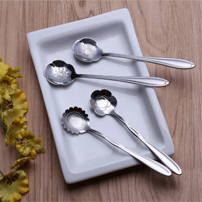 8pcs Flower Coffee Spoons Set