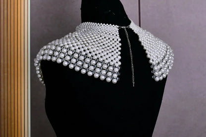 Luxury Pearl Beaded Neck and Shoulder Chain