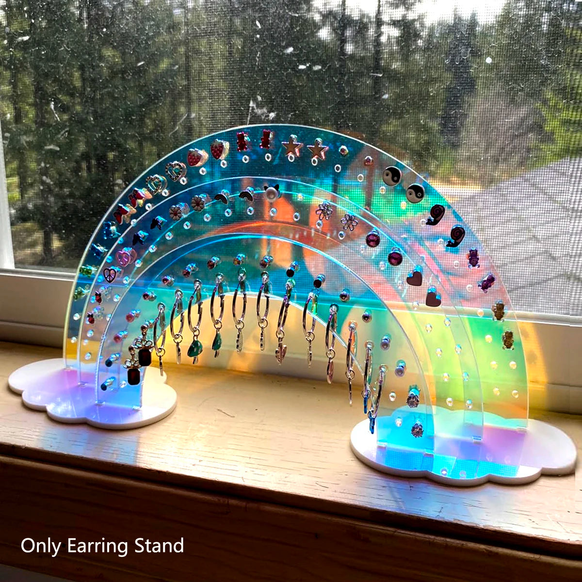 Rainbow Earrings Organiser 3-Tier